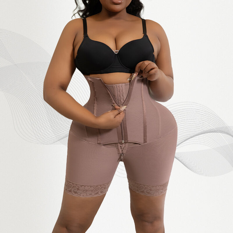 Stage 2-3 Post-Lipo Recovery 2-in-1  Faja & Waist Cincher Shorts