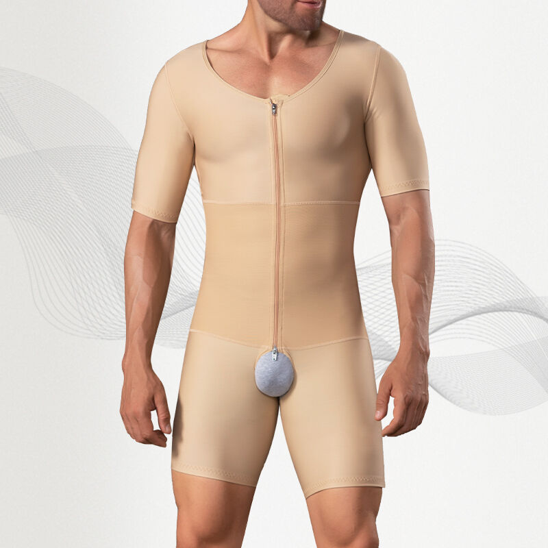 BLM8808 Full-Body Medical Compression Garment for Men – Post-Liposuction Shapewear