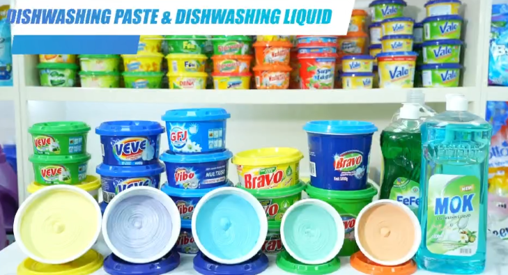 Dishwashing paste