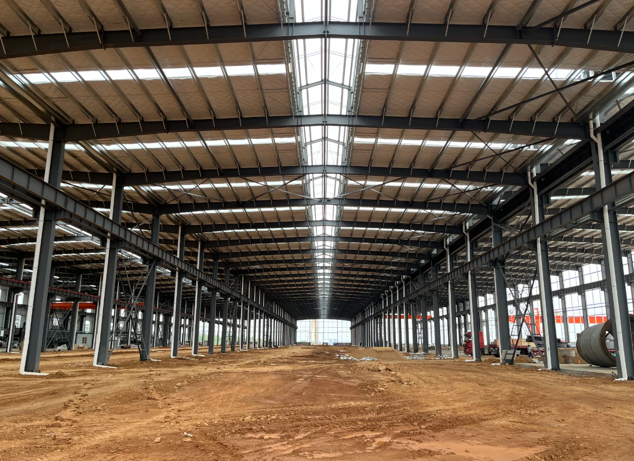 Clear Span Steel Structure Workshop & Column-Free Industrial Workshop ...