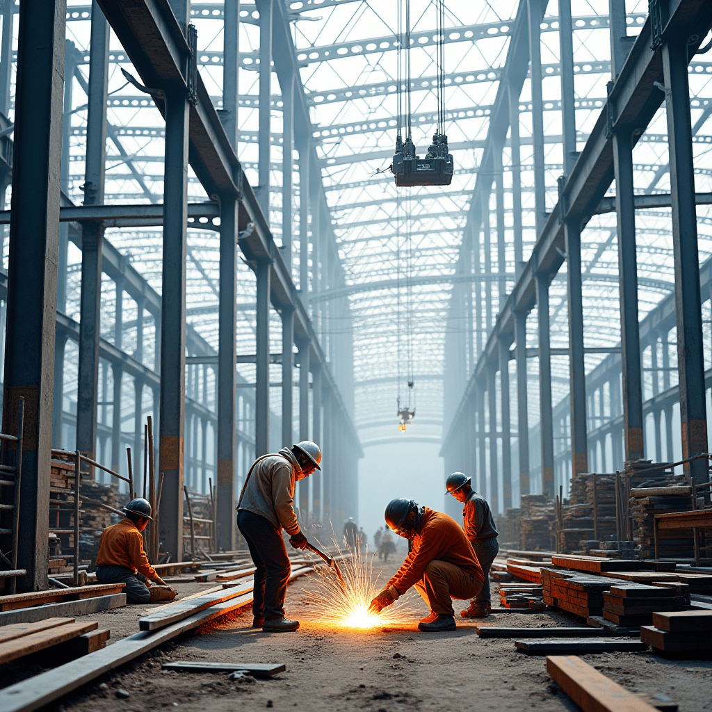 Soluciones líderes en construcción mediante fabricación de acero