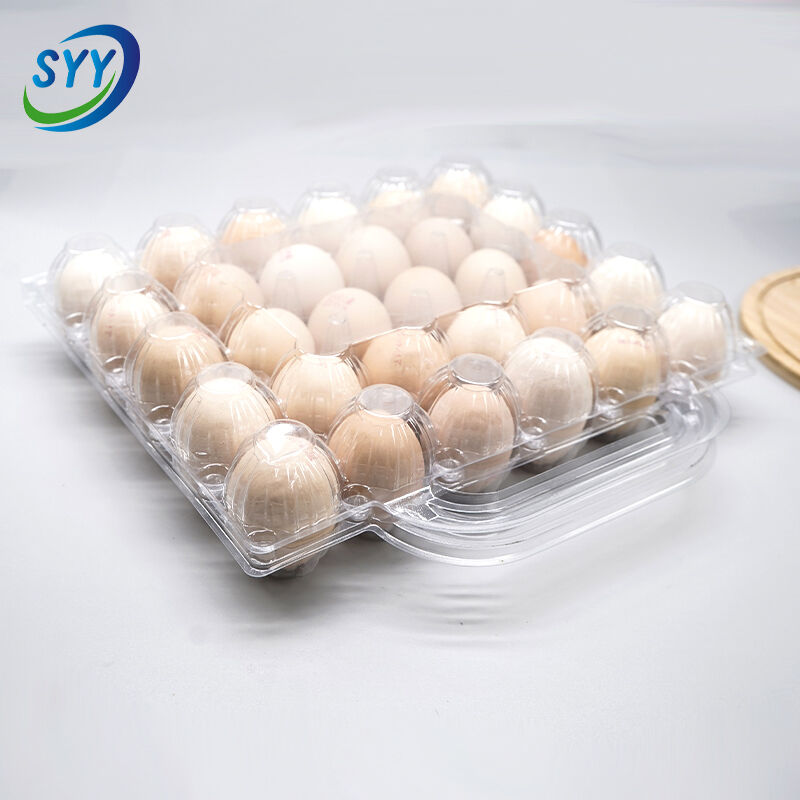 30-Loch-Handtablett für Eier aus Bauernhof und Supermarkt