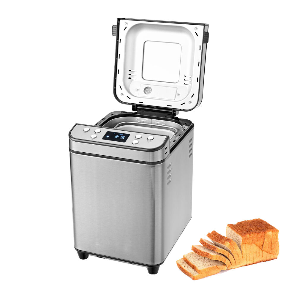 Shinechef Portable Household Bread Maker Machine for Home Fully Automatic Multi-Function Breakfast Maker Dough Kneading Fermentation Machine LCD