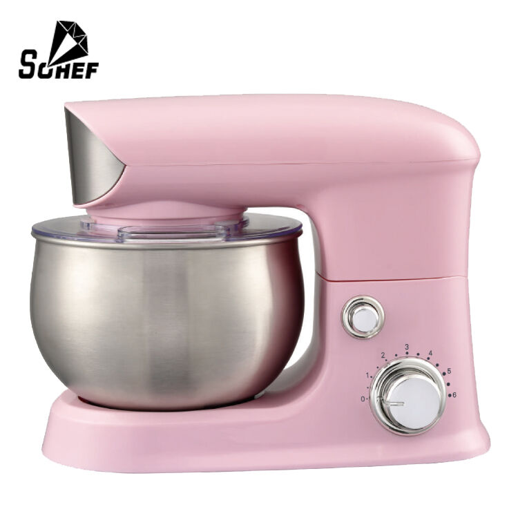Professional 700W Electric Food Mixer for Home 3L Stand Mixer Dough & Cake with Mixing Bowl & Dough Hook Accessories for Bakeries