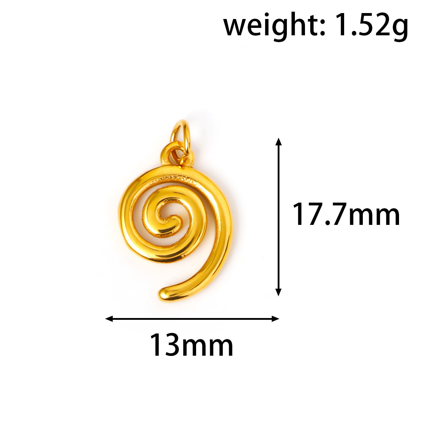 Steel Vortex Spiral Pendant Bohemia Layered Chain For Daily 