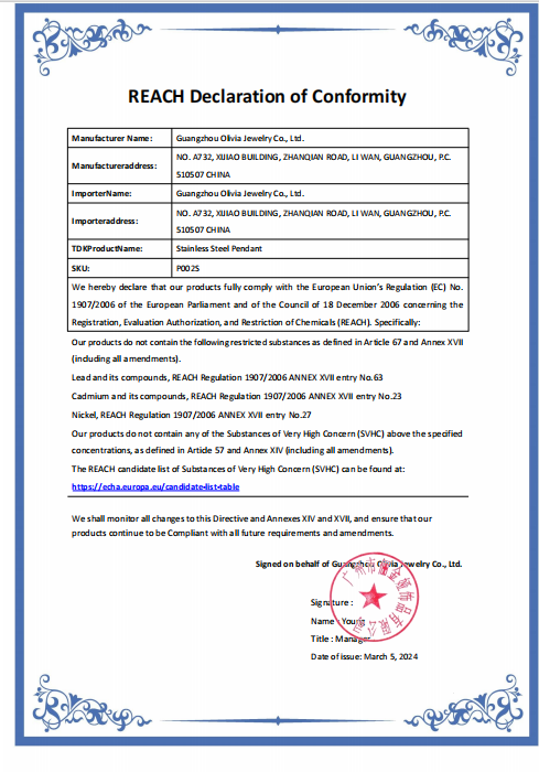 Qualification Certificate