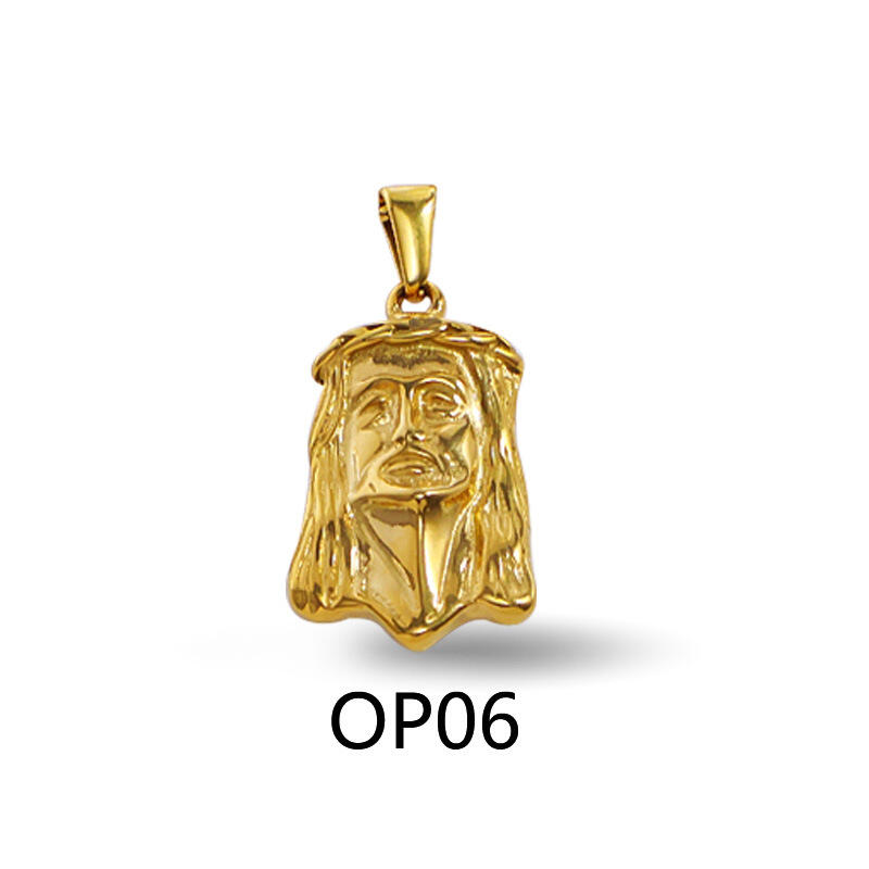 Stainless Steel Chain Personalized Jesus Face Pendant