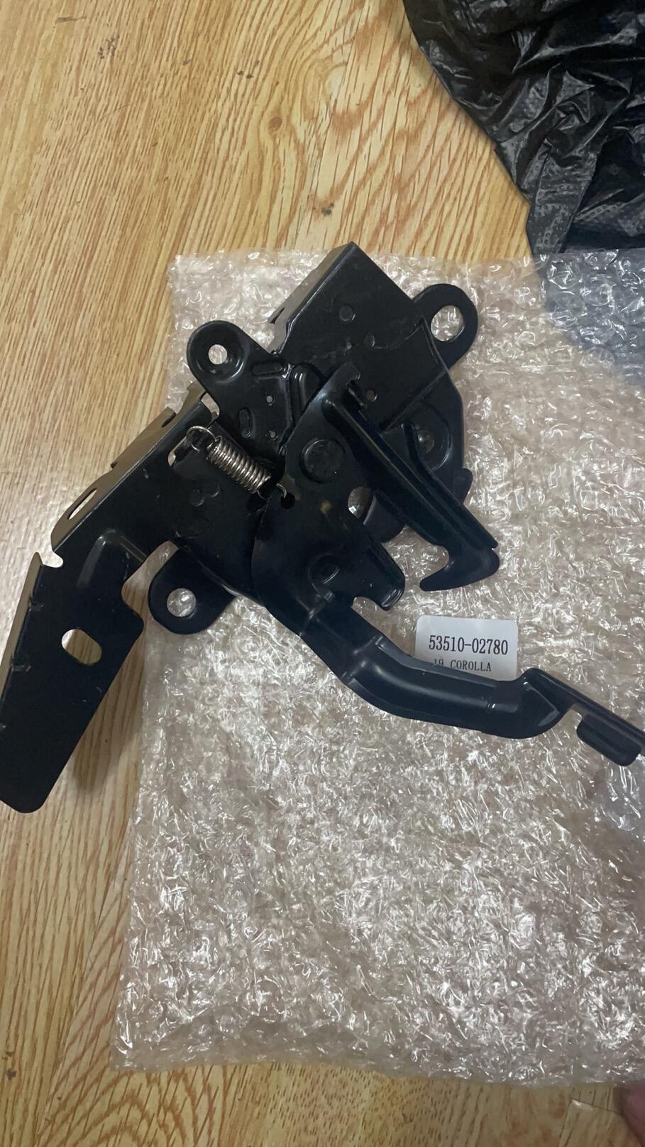 مجموعة قفل غطاء المحرك 53510-02780 لسيارة تويوتا كورولا – قفل غطاء المحرك الأمامي بديل أصلي