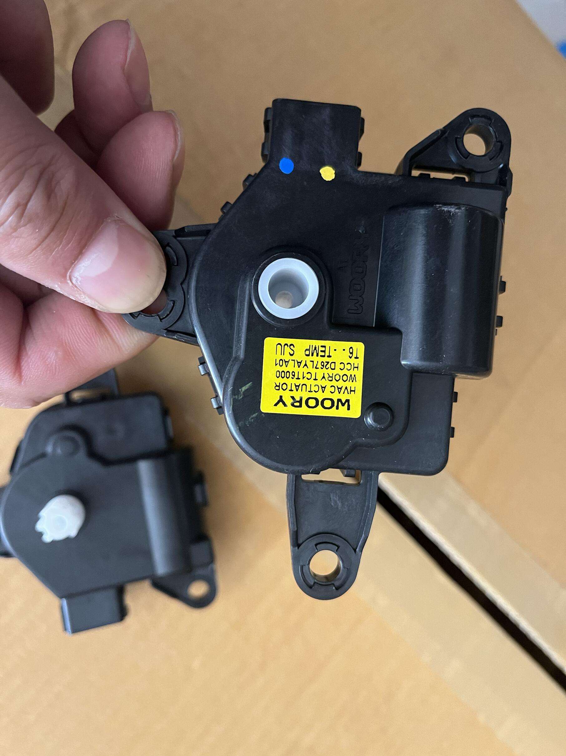 Atuador do Amortecedor de Ar AB39-19E616-BA | Motor da Porta Misturadora de Ar Condicionado | Substituição para Modelos Ford / Lincoln