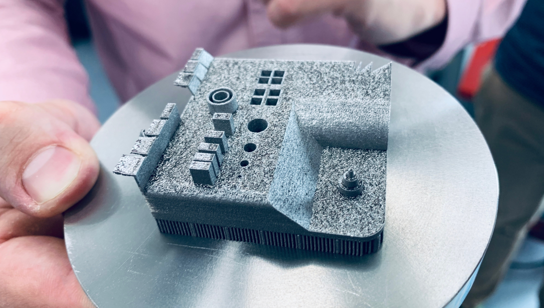 What role does powder morphology play in the final mechanical properties of as-built Ti parts?