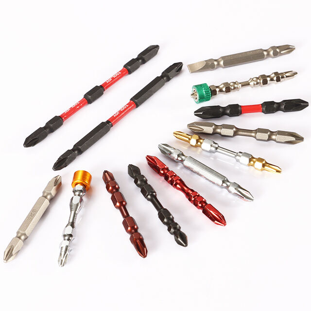 Tooljoy Durable Black Double-Ended PH2 Screwdriver Bit - S2 Steel Impact Driver Bit