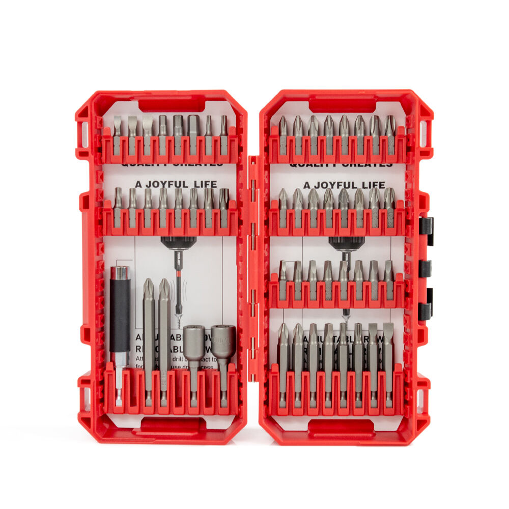 Tooljoy 53pcs Impact Screwdriver Bit Set 25PCS S2 Steel Bits for Drill Driver