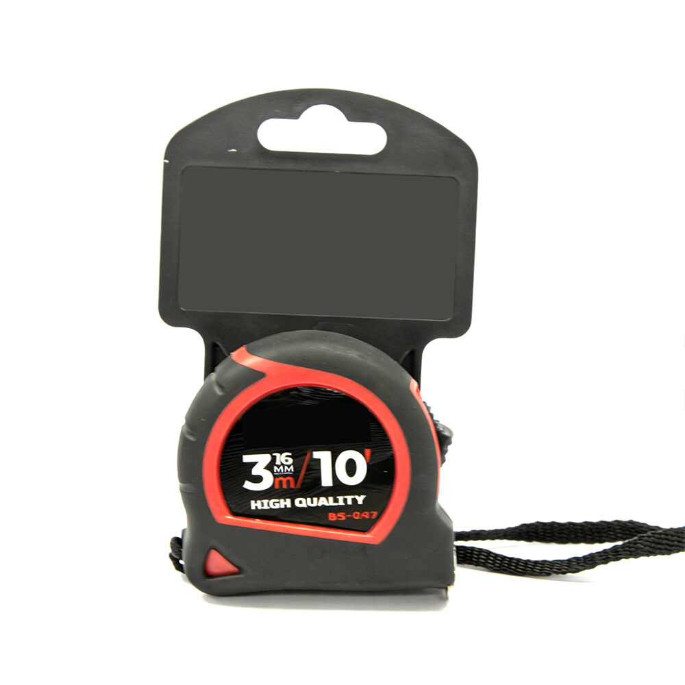 TOOLJOY 3 m × 16 mm zwijana taśma pomiarowa z obudową z tworzywa ABS+TPE oraz sprężyną ze stali manganowej o twardości 65#, niestandardowe narzędzie pomiarowe z nadrukowaną logotypem, przeznaczone do zastosowań budowlanych i DIY
