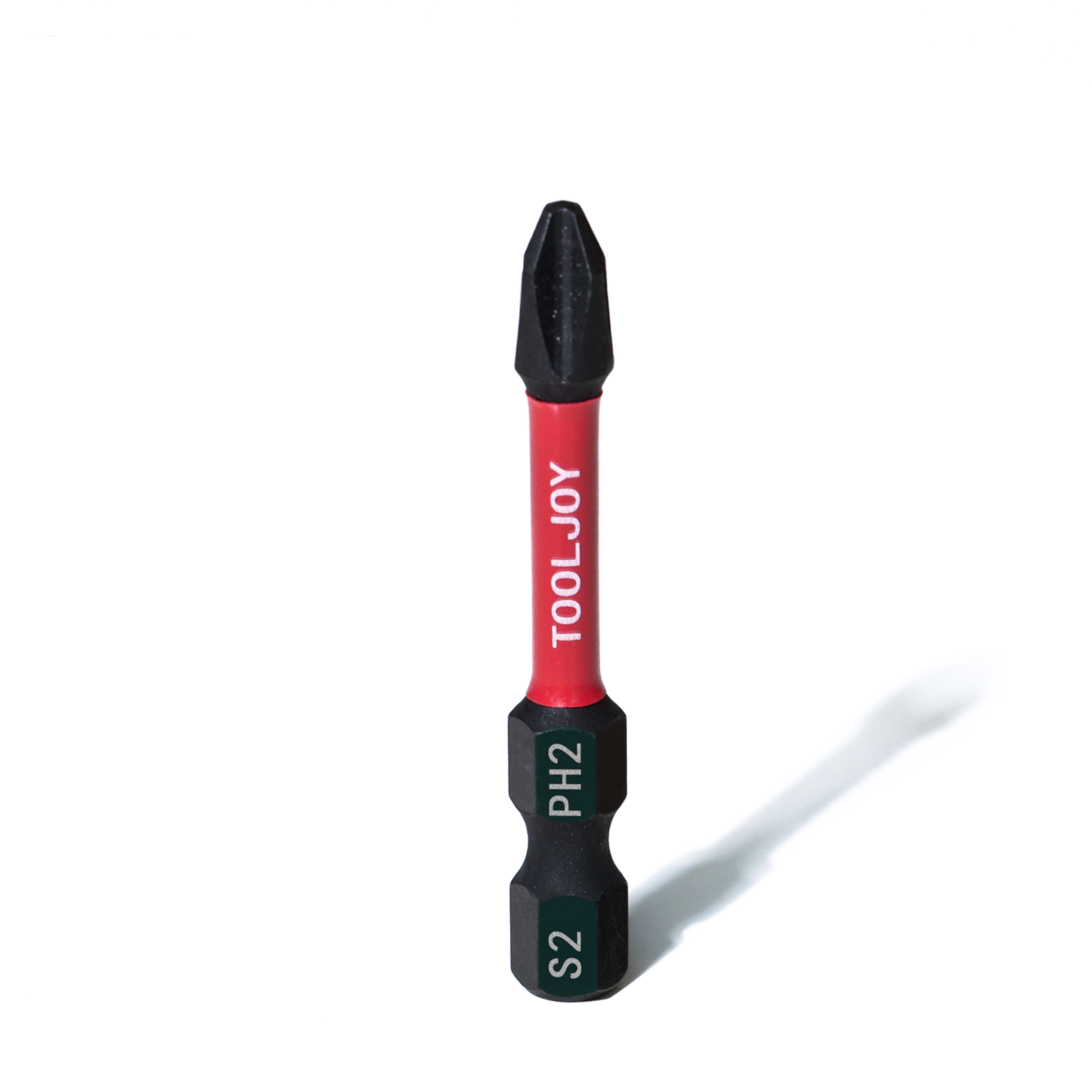 Tooljoy 50mm Phillips Impact Bits PH1 PH2 PH3 S2 Steel Magnetic Screwdriver Bits for Impact Driver