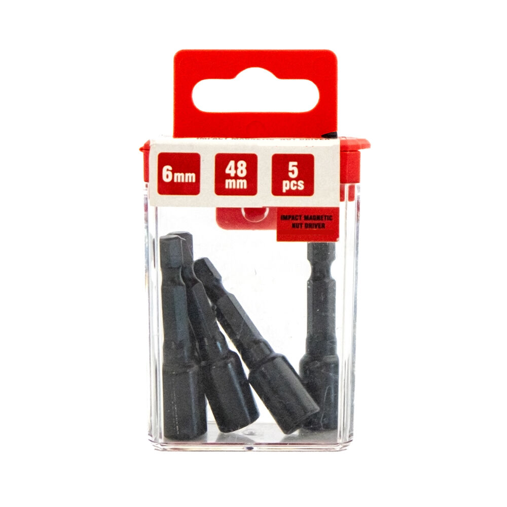 Tooljoy 48mm Phosphate Black Magnetic Nut Driver Heavy Duty Black Oxide Socket for Power Tools & Industrial Use