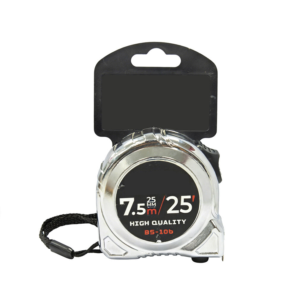 Ciężka miarka taśmowa TOOLJOY 7,5 m / 25 mm z obudową z tworzywa ABS z powłoką elektrolityczną i podwójnym hamulcem – profesjonalne narzędzie pomiarowe