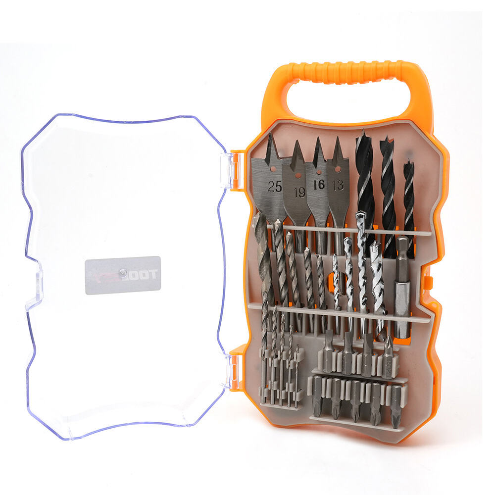 Tooljoy 31-Piece Multi-Function Drill Bit Assortment – Ideal for Wood, Plastic & DIY Home Repair