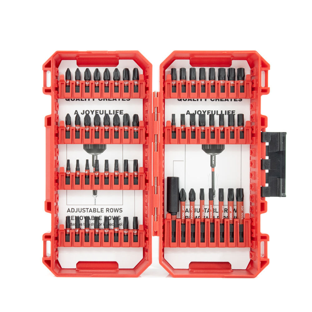 Tooljoy 56pcs Professional Impact Bit Set S2 Steel Screwdriver Bits for Power Tools