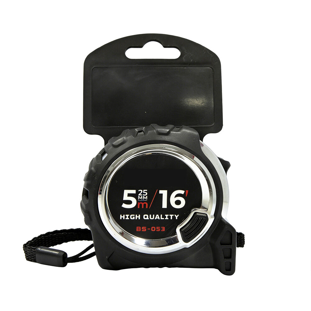 TOOLJOY 5 m × 25 mm profesjonalna taśma pomiarowa z trójkrotnie zablokowaną obudową z tworzywa ABS, niestandardowe narzędzie pomiarowe OEM przeznaczone do zastosowań budowlanych i przemysłowych