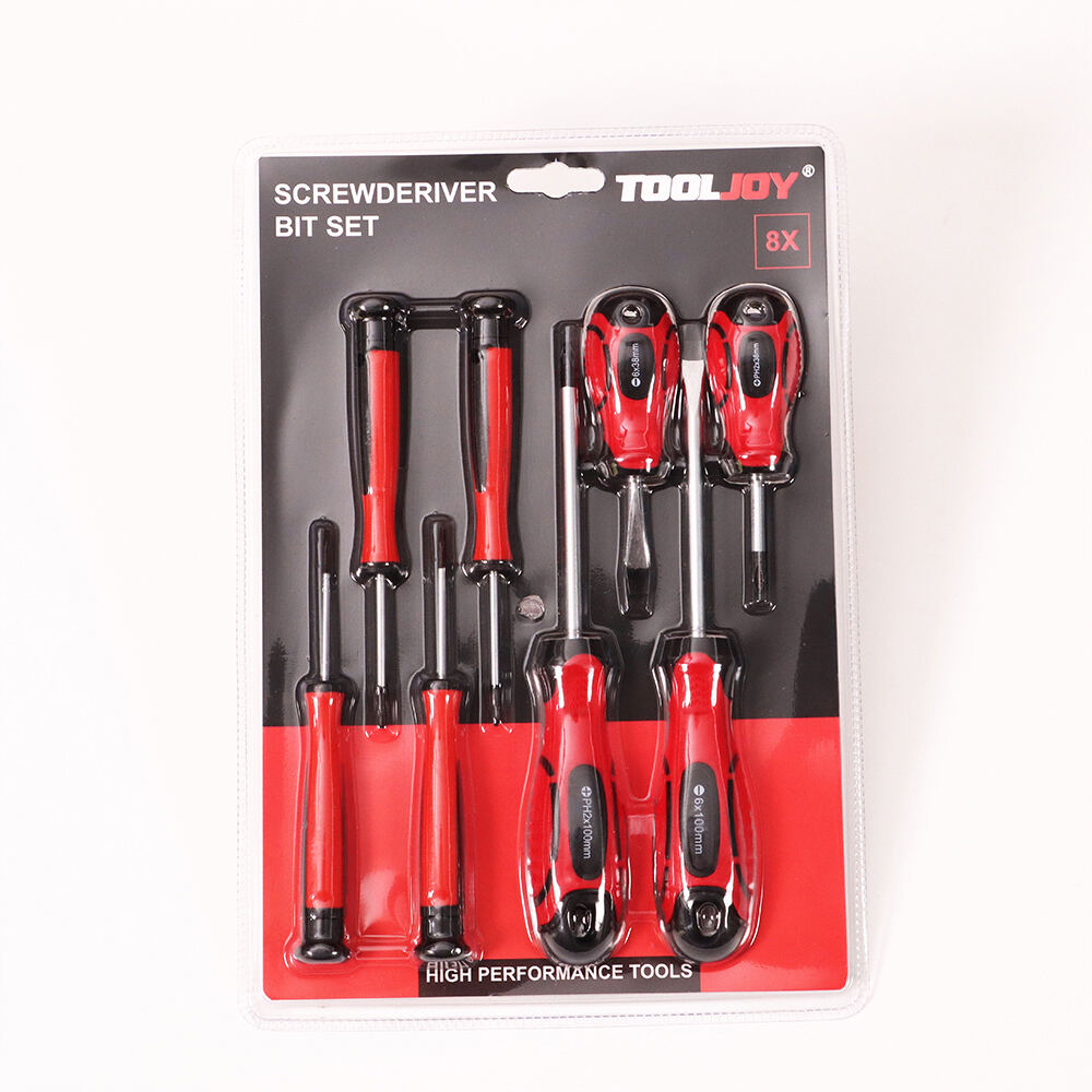 Tooljoy 8PCS Screwdriver Bit Set Magnetic S2 Steel Impact Driver Bits Kit Professional Power Tool Accessories for Drilling Repair