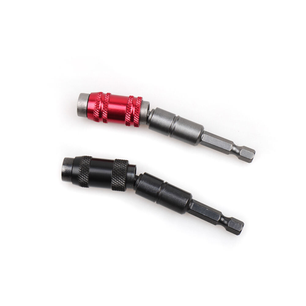 Tooljoy 1/4 Inch Hex Universal Joint Magnetic Bit Holder Extension Bar Flexible Angle Screwdriver Adapter