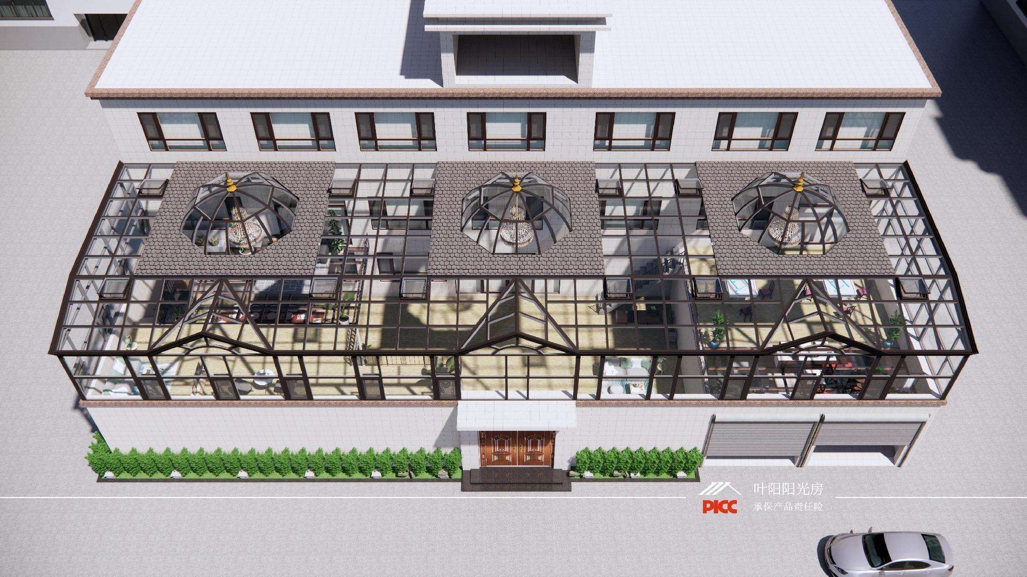 High-Altitude Cultural Theme Sunroom: Perfect Integration of Traditional Design and Modern Craftsmanship