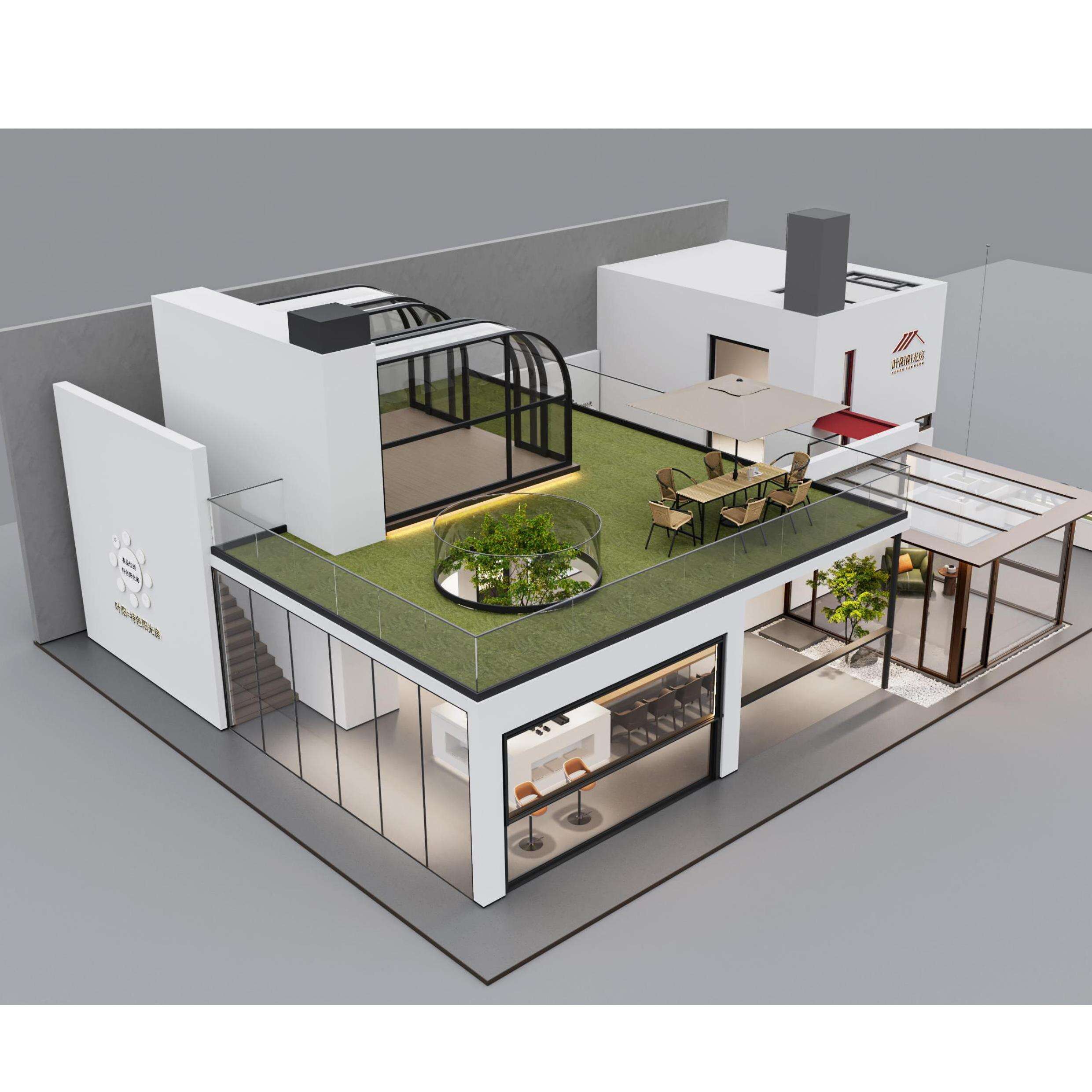 Transforme su espacio vital con casas de vidrio modulares