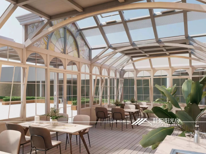 Sunrooms are ideal for plant growth.