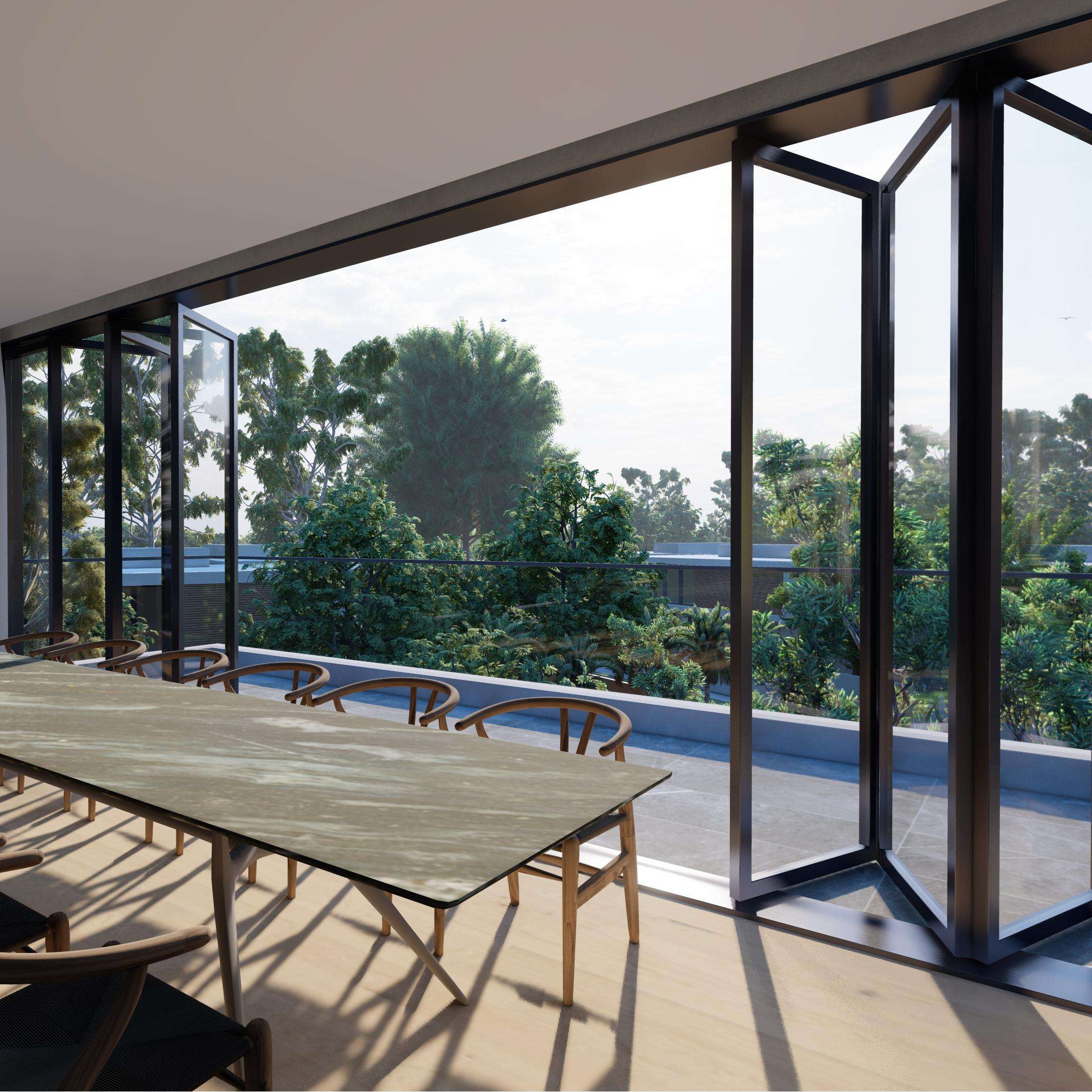 Beneficios inigualables de los sistemas de puertas plegables de aluminio