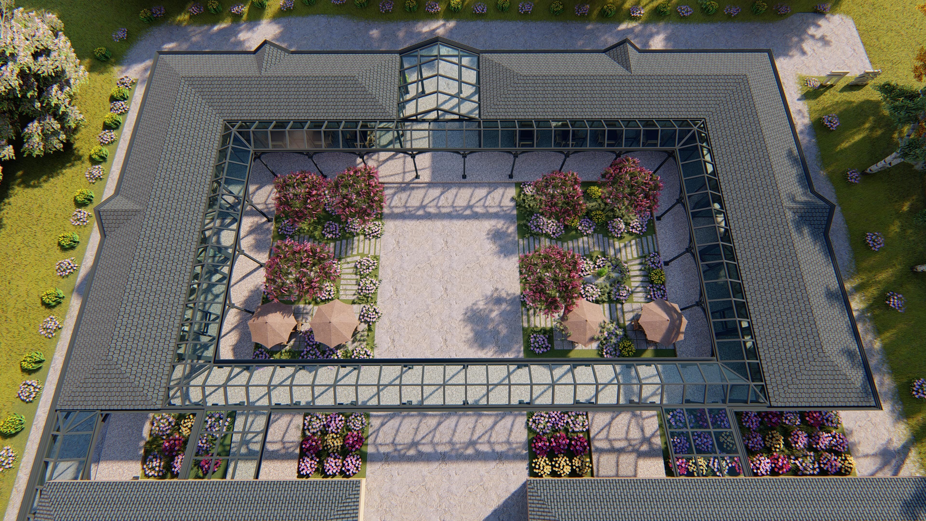 Large Restaurant Sunroom: A 100-Meter-Long Structure Reshaping the Dining Experience