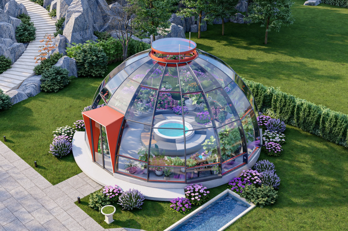 What are the advantages of a double-glazed sunroom?