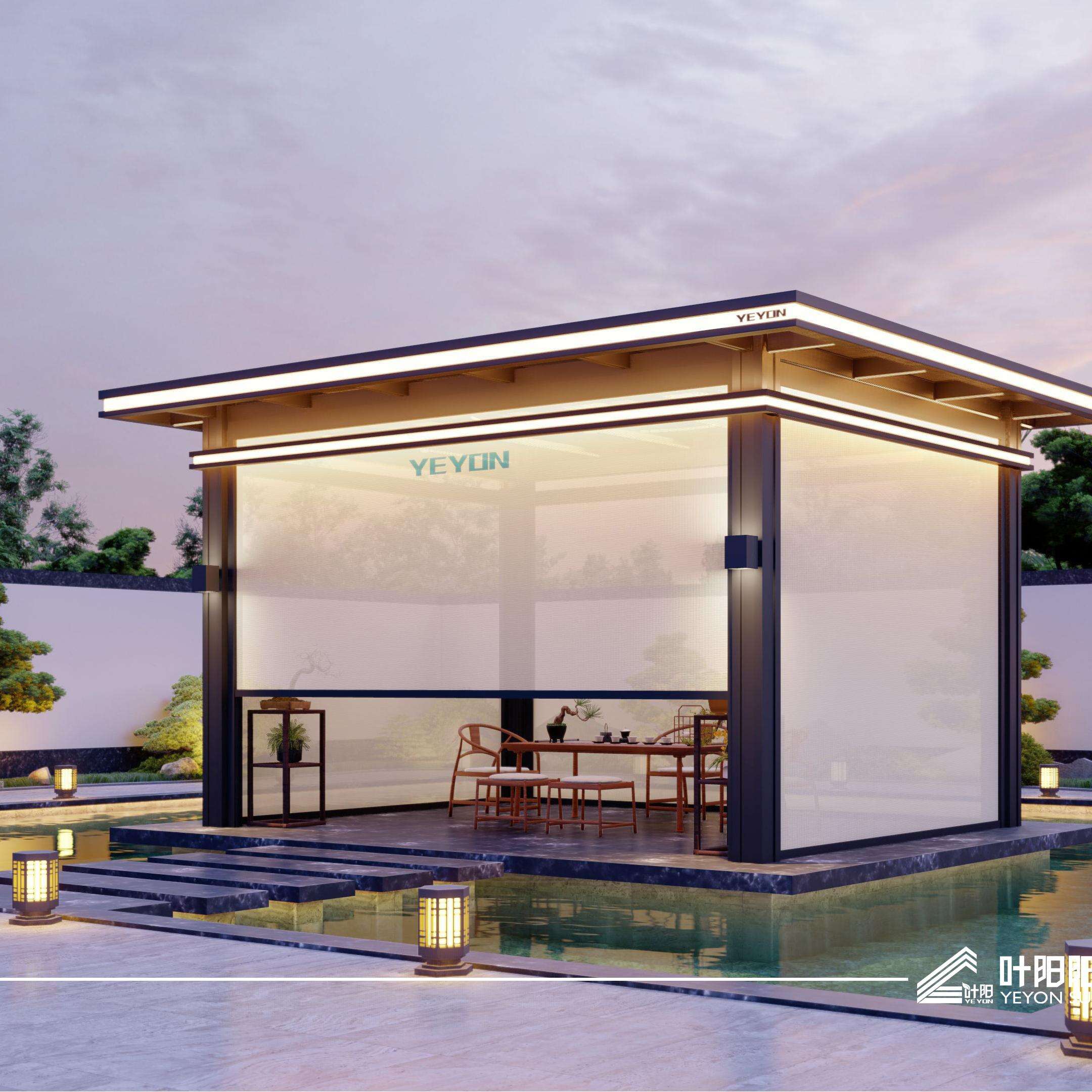 What is a pavilion and how to use it outdoors?