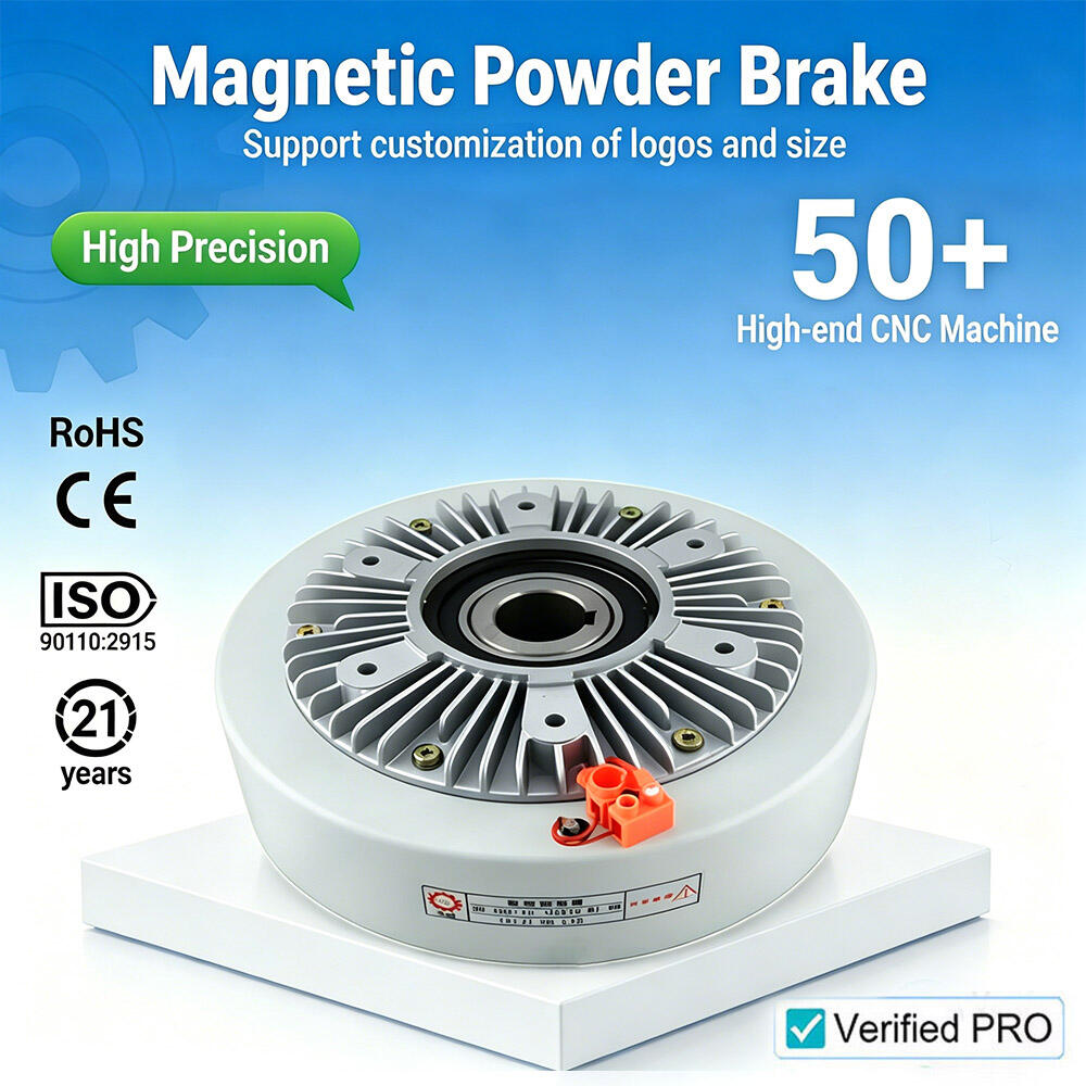 Single Shaft Magnetic Particle Brake Clutch High Quality OEM Din Standard New