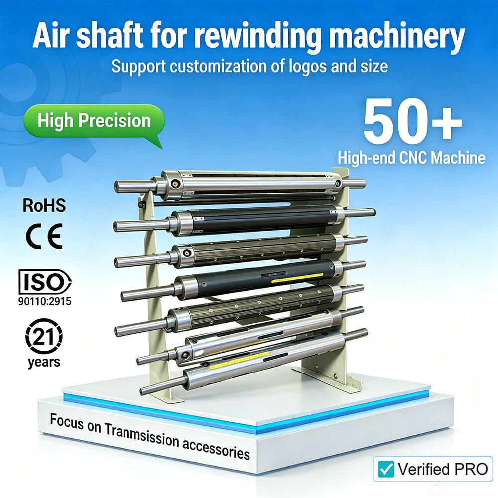CE Certified Air Expanding Shaft Lug Type Aluminum Alloy Low Friction Textile Roller