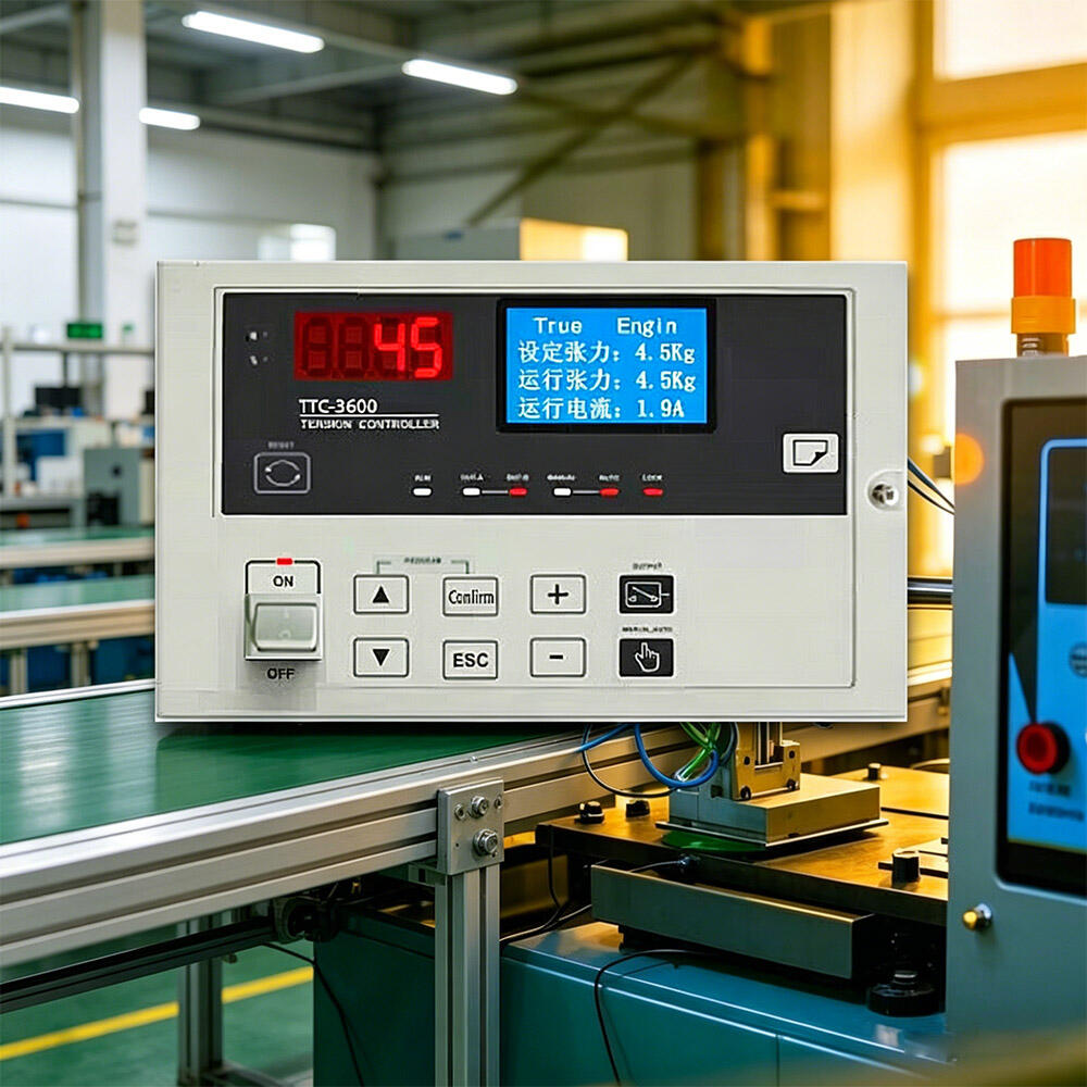 Steel Magnetic Powder Clutch with Automated Torque Adjustment Tension Control