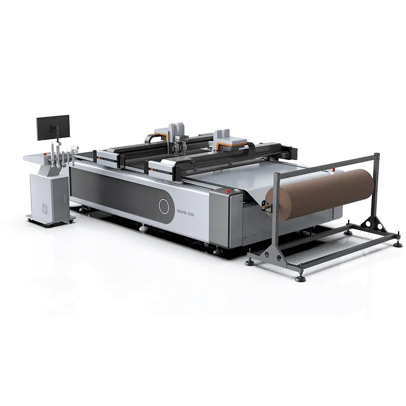 Máquina industrial de corte con cuchilla CNC para cuero | Cortadora de alta precisión y velocidad