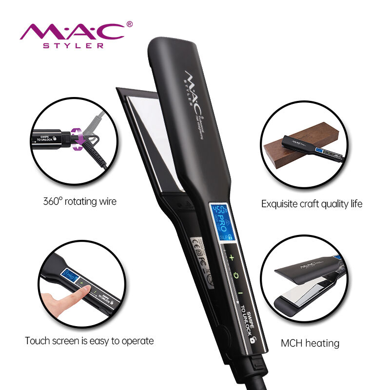  360 Degree Swivel Power Cord Hair Flat Iron
