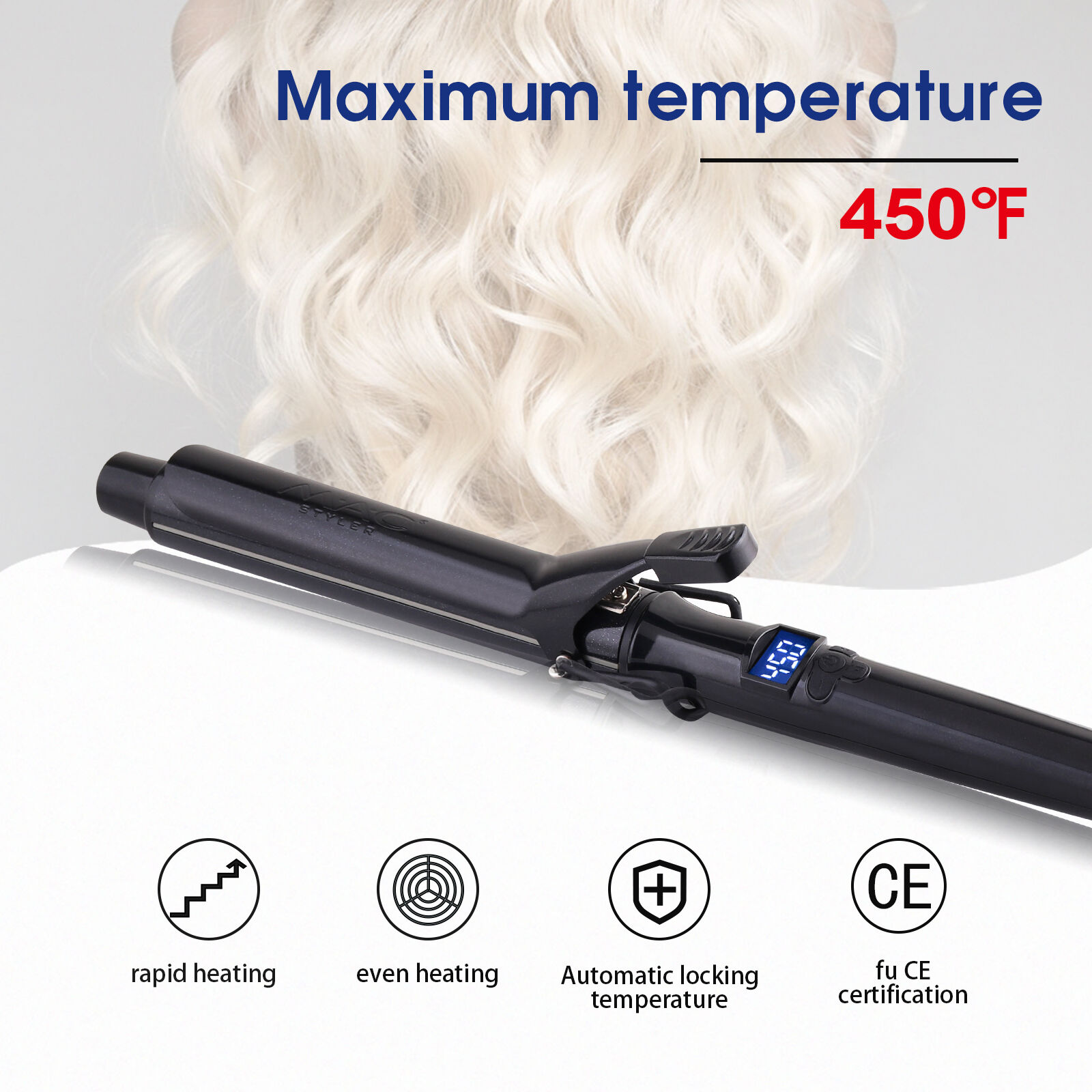Professional Private Label Hair Curling Iron