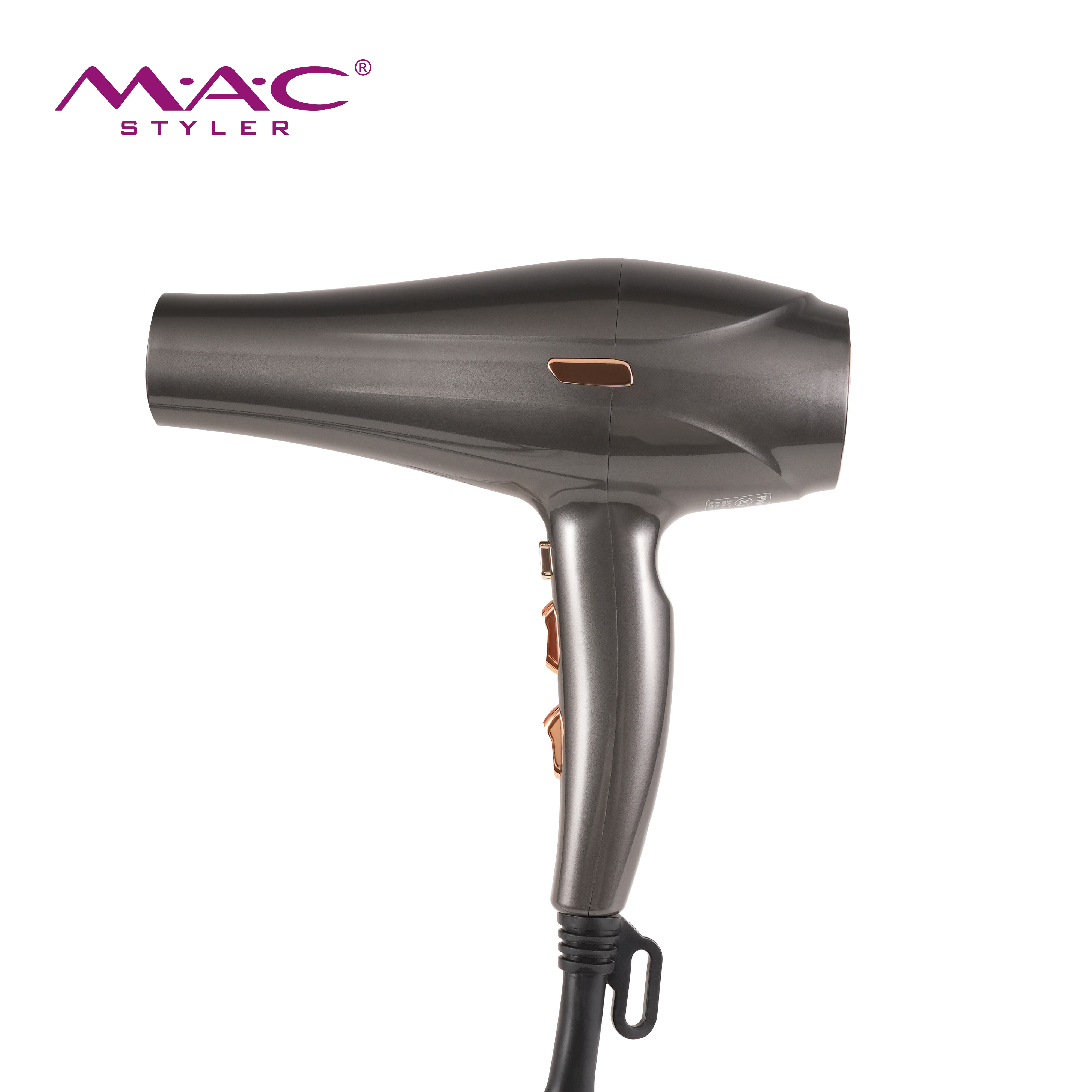 MAC Professional Hair Dryer Fast Drying Hair Dryer Machine Hot and Cold Wind Solon Hair Blow Dryer AC Motor Fast Drying