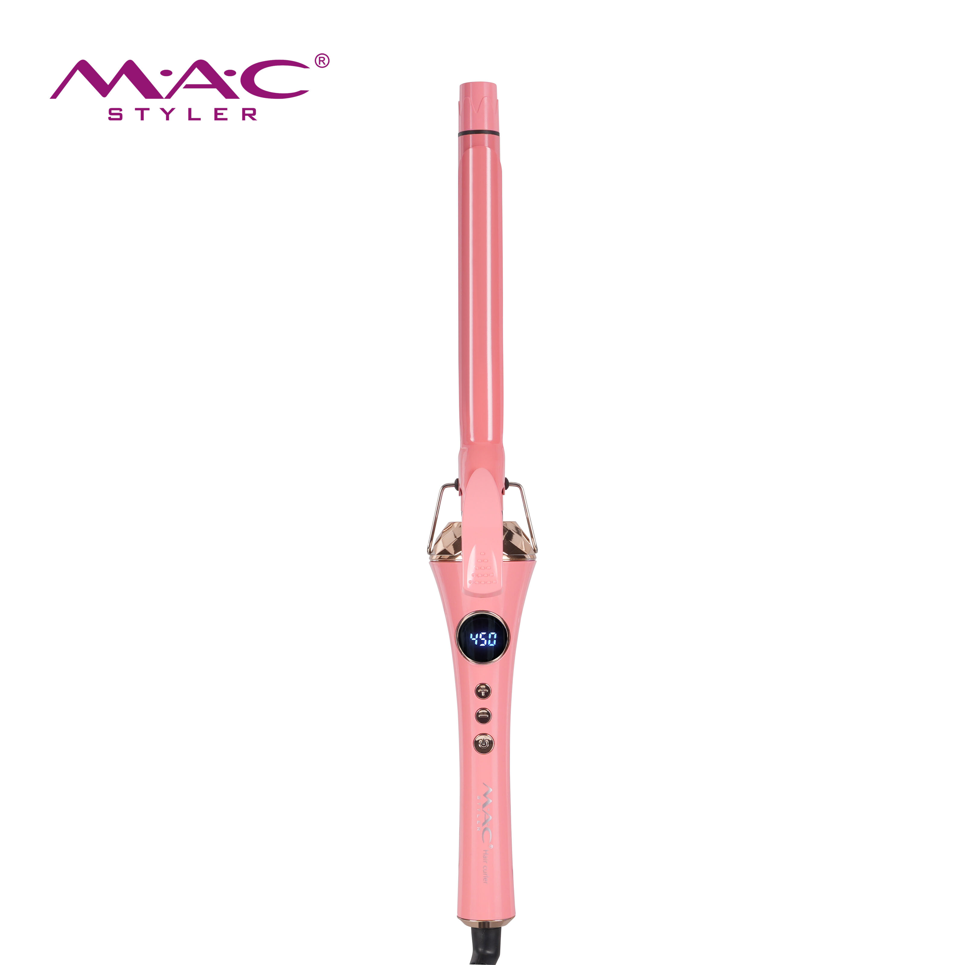 MAC Hair Curler Automatic Fast Heating Ceramic or Titanium Plates for Curly Fashion Best Professional Salon Hair Curler