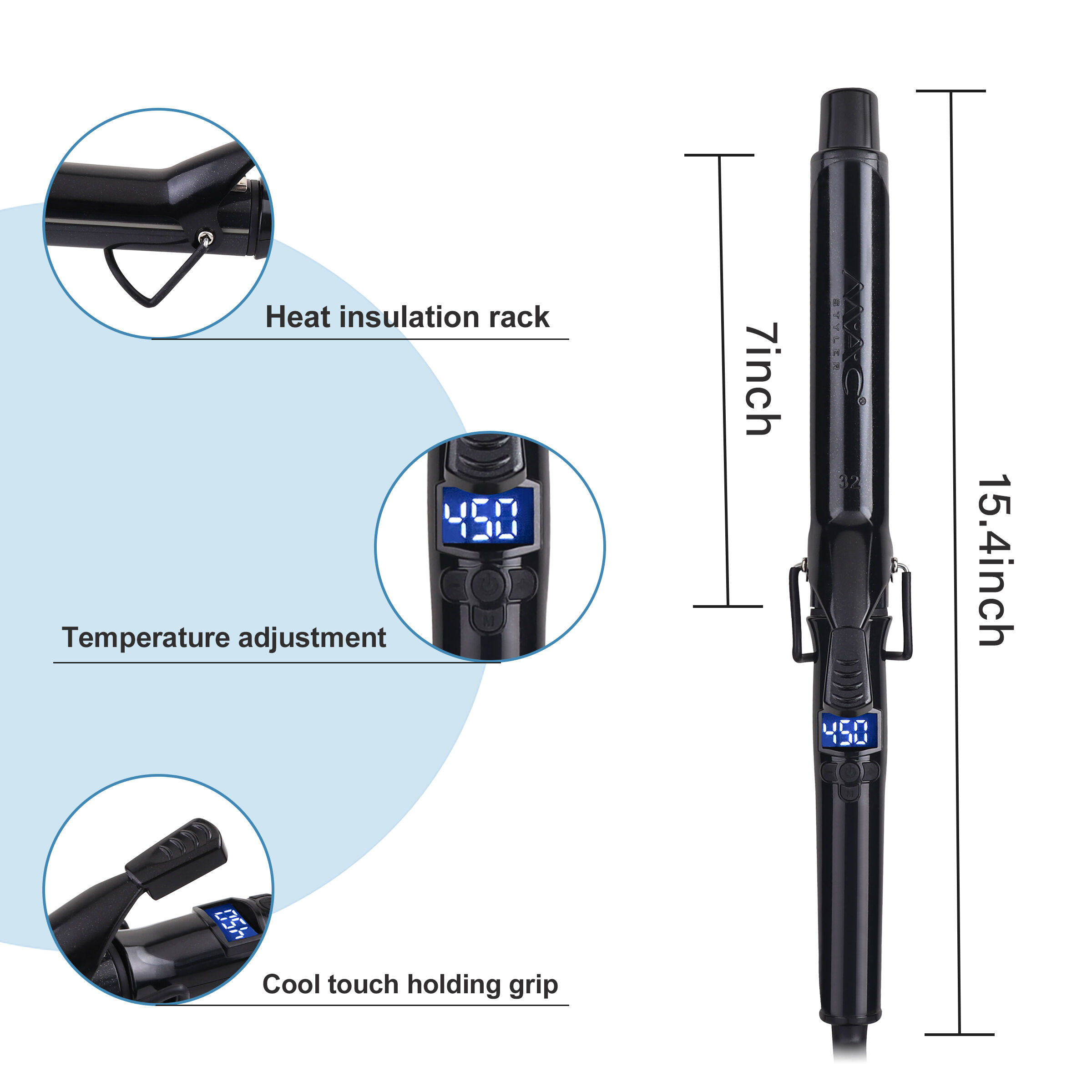 Professional Private Label Hair Curling Iron