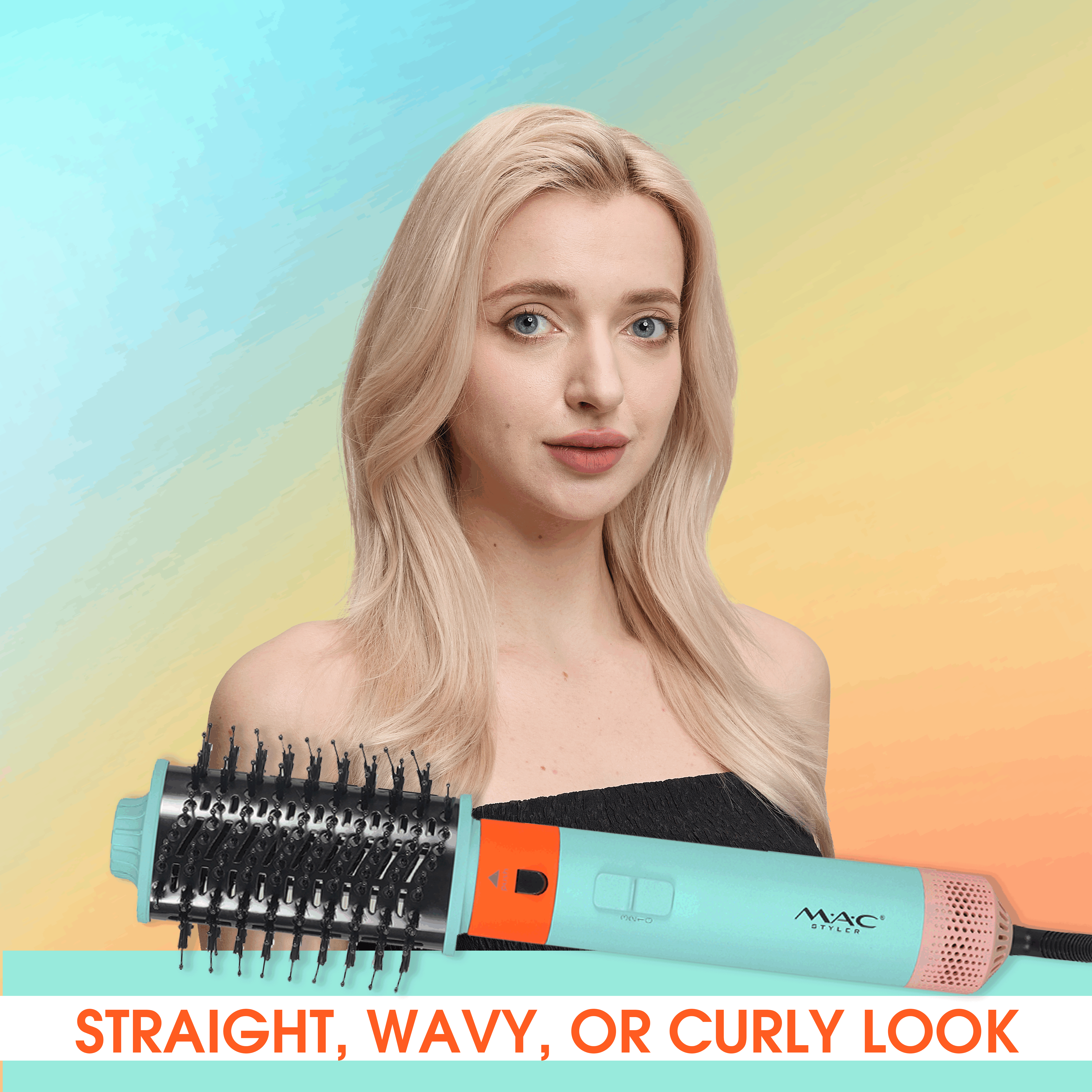 6 in 1Nagative Ions Hair Straightener Comb Brush 