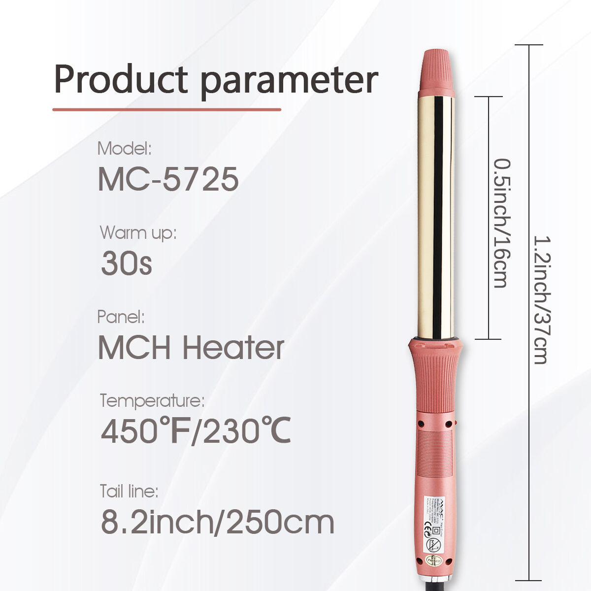 Styling Tools Ionic LCD Ceramic Hair Curler