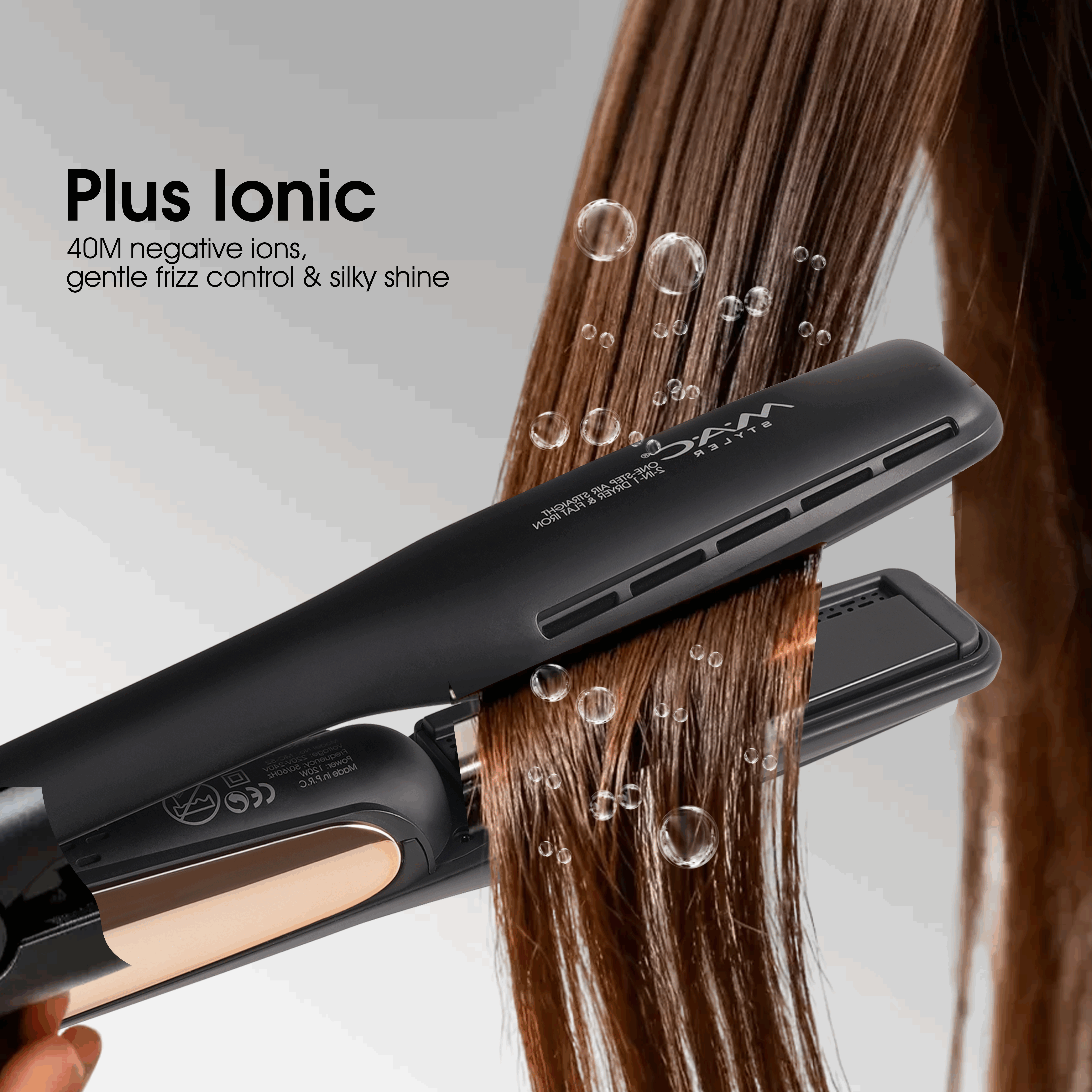Wet to Dry Straightening Airflow Hair Straightener