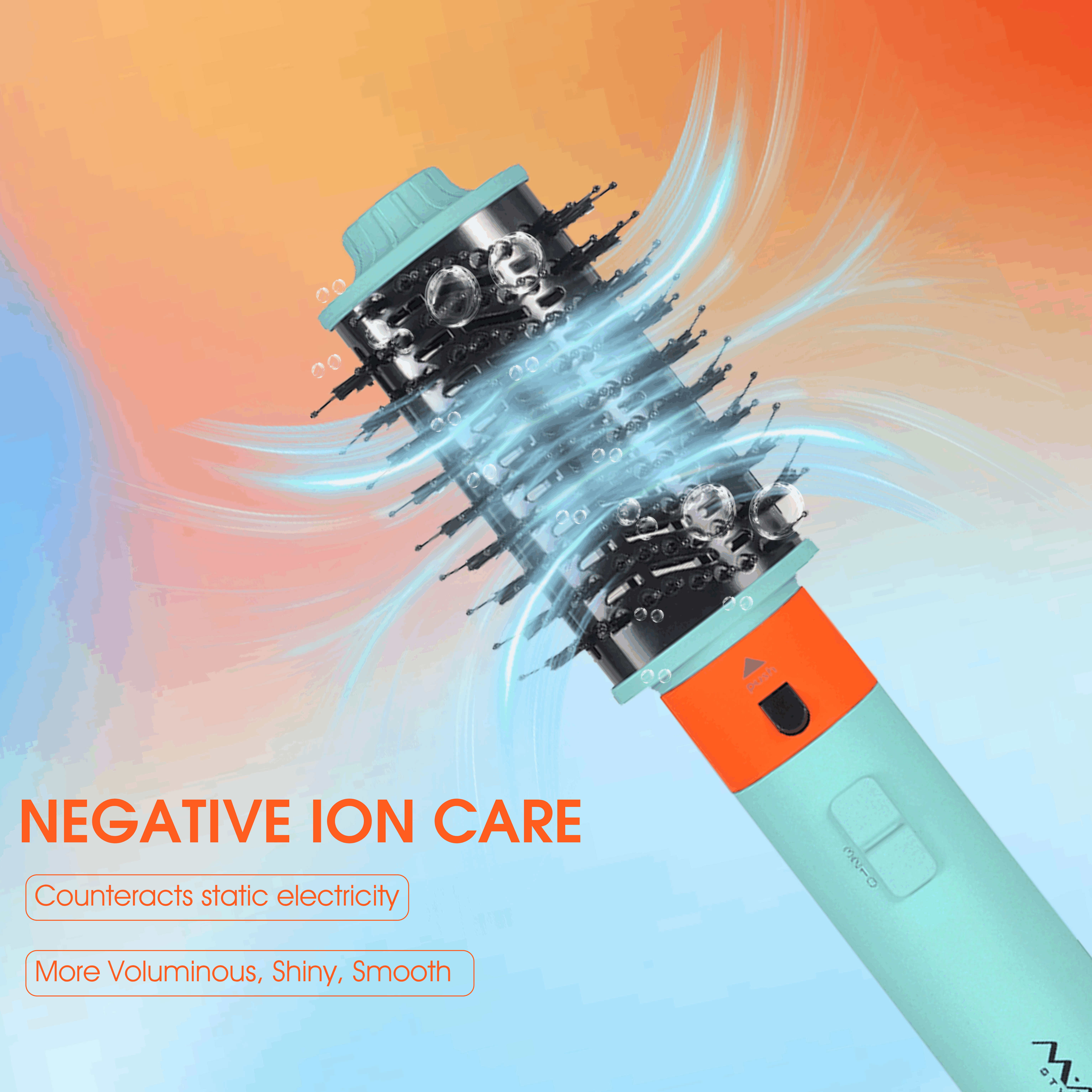 6 in 1Nagative Ions Hair Straightener Comb Brush 