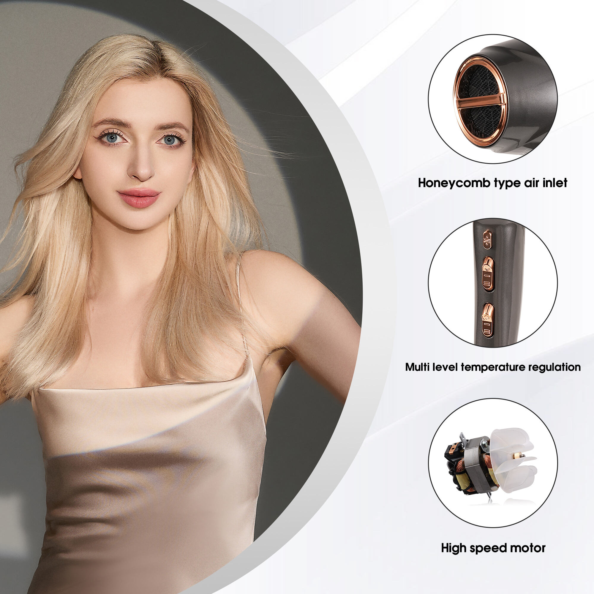 Professional Hair Dryer Fast Drying Hair Dryer