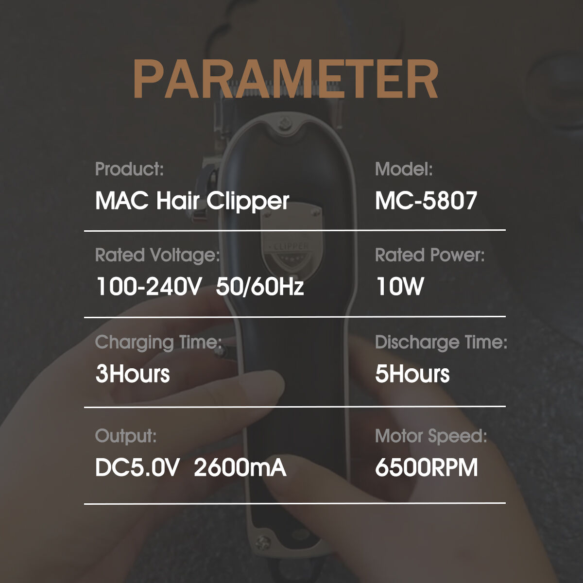 Long Life Use Grooming Trimmer Hair Clipper