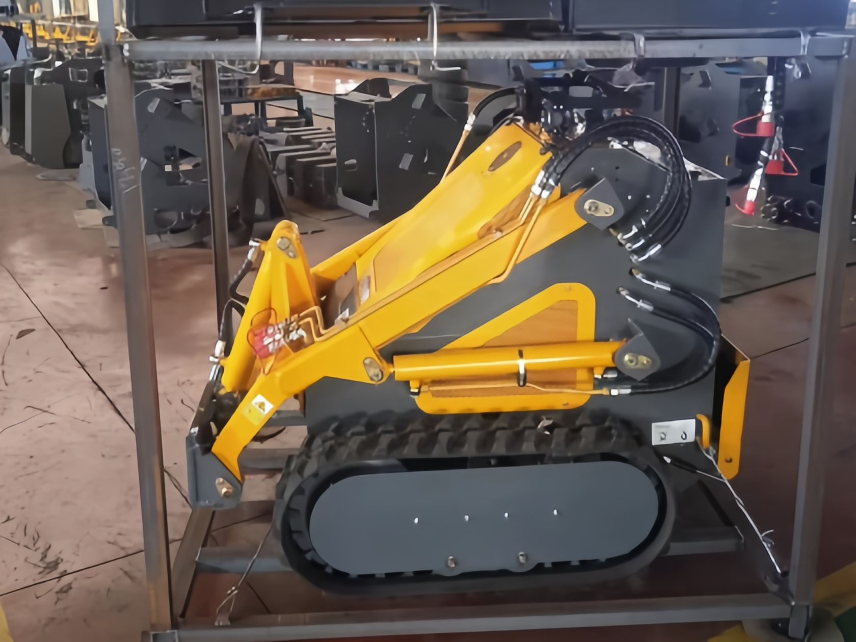 Check the machine and set up the rack for the machine