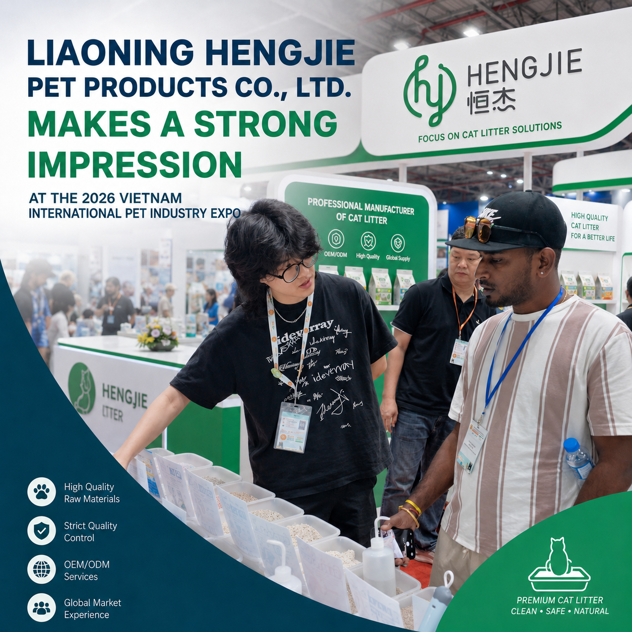  Liaoning Hengjie Pet Products Co., Ltd. Makes a Strong Impression at the 2026 Vietnam International Pet Industry Expo