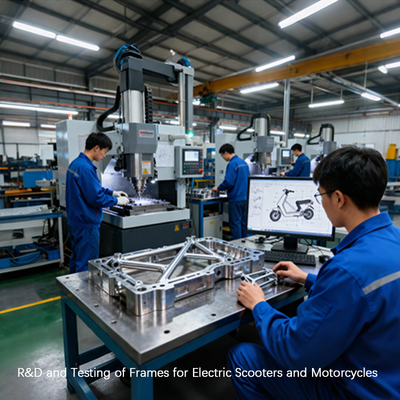 R&D and Testing of Frames for Electric Scooters and Motorcycles